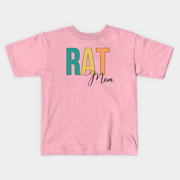 Rat Mom Kids T-Shirt by RefinedApparelLTD